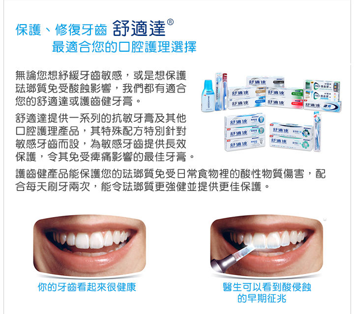 口腔護理-Sensodyne 舒適達牙膏-速效配方  120克
