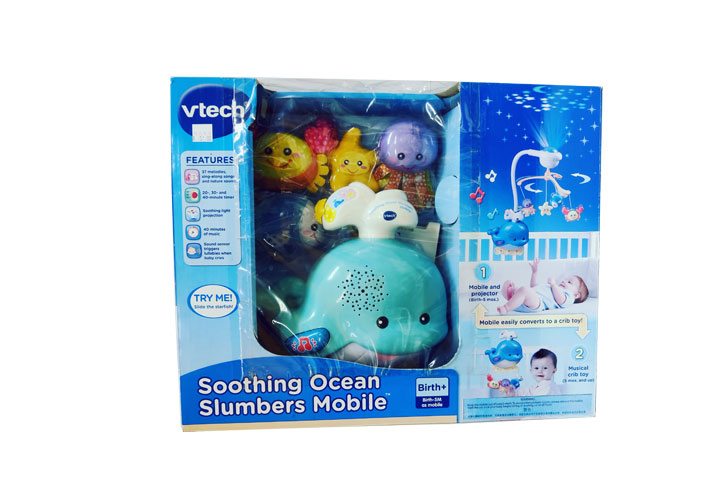 Vtech Soothing Ocean Slumbers Mobile 伟易达嬰兒安睡哄睡床鈴-澳之城商城