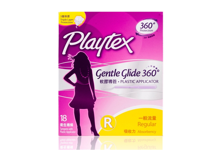 Playtex倍得適柔滑型衛生棉條18s (一般流量)