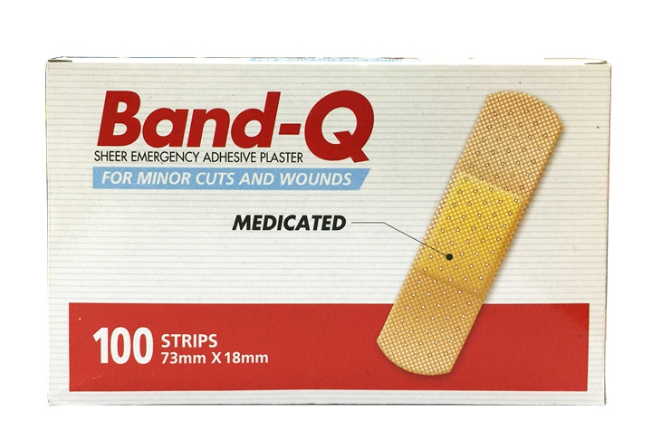 BAND-Q 藥水膠布100塊裝