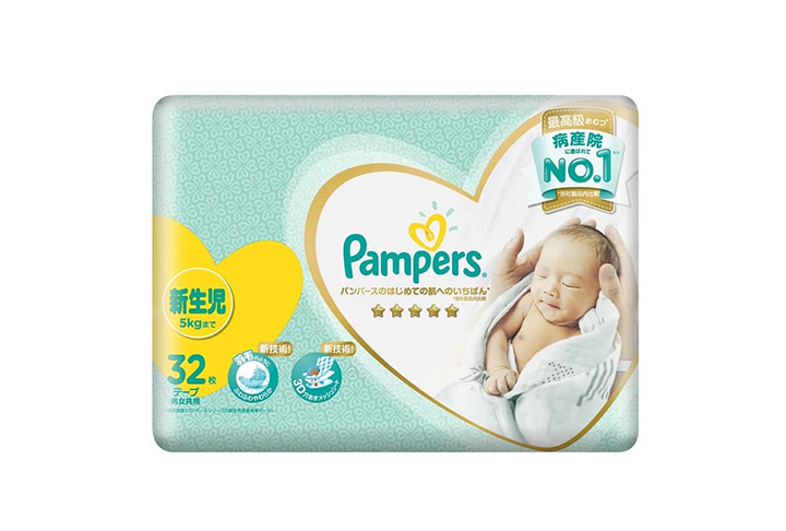 嬰兒尿片-Pampers 幫寶適紙尿褲一級幫初生32片