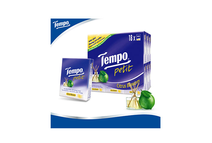紙巾-Tempo得寶紙手巾36包裝 (香薰果味)