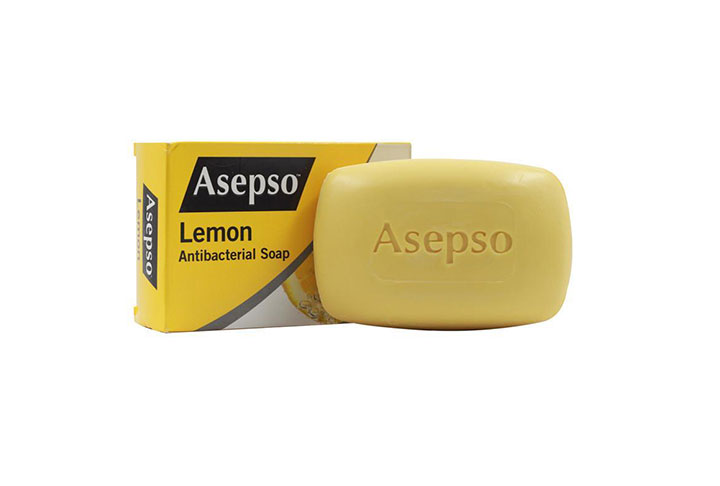 沐浴露/沐浴皂-Asepso 安施露檸檬抑菌潔膚皂 150克