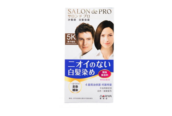 染髮用品-Salon de Pro Hair color cream 染髮膏 (5K-栗子棕色)