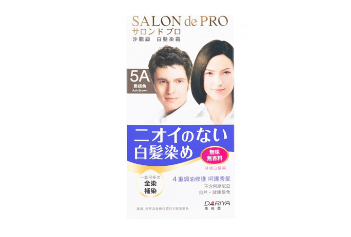 染髮用品-Salon de Pro Hair color cream 染髮膏 (5A-黑棕色)